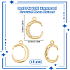 10Pcs Brass Pendants FIND-BBC0004-98-2