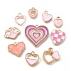 20Pcs 10 Styles Alloy Enamel Pendants ENAM-FP0002-33-3