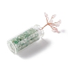 Chip Natural Green Aventuriine & Rose Quartz Display Decorations DJEW-D005-01R-05-3