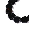Natural Black Onyx(Dyed & Heated) Beads Strands G-NH0011-G05-01-4