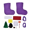 DIY Non-woven Fabric Christmas Sock Kits DIY-Q031-02E-2