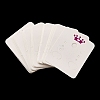 50Pcs Rectangle Paper Crown Print Earring Display Cards X1-CDIS-M008-01B-2