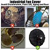 Polyester Wall Mounted Electric Fan Dust Cover AJEW-WH20010-65B-4