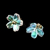 Alloy Acrylic Pendants TACR-P016-01G-09-2