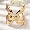 304 Stainless Steel Open Cuff Bangles for Women BJEW-K264-03G-2