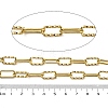 Ion Plating(IP) 304 Stainless Steel Oval Link Chains CHS-G039-15G-2