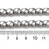 Electroplated Non-Magnetic Synthetic Hematite Beads Strands G-P518-05C-01-4