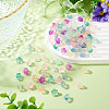 100Pcs Transparent Glass Beads GLAA-TA0004-27-5