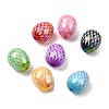 UV Plating Opaque Acrylic Beads OACR-H054-06-1