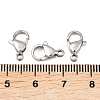 Tarnish Resistant 316 Stainless Steel Lobster Claw Clasps X-316-FL12A-5