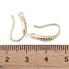 Brass Micro Pave Cubic Zirconia Earring Hooks KK-U008-07G-3