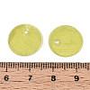 Spray Painted Natural Capiz Shell Disc Charms LS-X1-BSHE-T014-02C-3