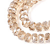 Electroplate Glass Beads Strands EGLA-T021-20K-3