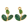 304 Stainless Steel with Green Enamel Pendants SA-CBAF5D5-16G-1