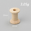Wood Sewing Embroidery Thread Spool PW-WG47247-02-1