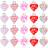 40Pcs 5 Styles Handmade Polymer Clay Charms CLAY-SC0002-91B-1
