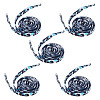 5 Pairs Polyester Cord Shoelace FIND-TA0009-64C-2