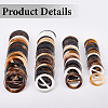 20Pcs Resin Tri-Glide Adjuster Buckles FIND-GF0008-12D-5