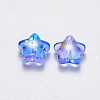 Spray Painted Glass Beads X-GLAA-R211-04-F04-2