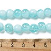 Crackle Glass Beads Strands GLAA-U001-8mm-08-4