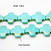 Synthetic Turquoise Beads Strands TURQ-H055-28-2