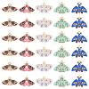 30Pcs 5 Styles Alloy Enamel Pendants ENAM-DC0001-70-1