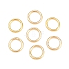 Brass Closed Jump Rings KK-D257-01G-02-1