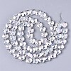 Electroplate Glass Beads Strands EGLA-S176-09B-A01-2