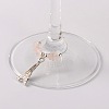 Gemstone Wine Glass Charms AJEW-JO00003-3
