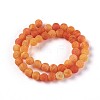 Natural Weathered Agate Beads Strands G-P414-A05-3