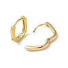 Brass Hoop Earring EJEW-L271-12KCG-05-2