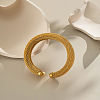 European Style 304 Stainless Steel Cuff Bangles IN3748-3