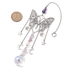 Alloy Butterfly Pendant Decorations HJEW-TA00238-3