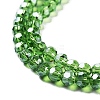 Electroplate Transparent Glass Beads Strands LS-EGLA-A035-T4mm-A11-3