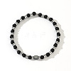 Bohemian Style Natural Lava Rock Beads Stretch Beads for Women Men CZ0038-5