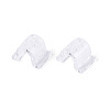 Transparent AS Plastic Base Buckle Hair Findings FIND-T064-004A-01-3