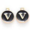 Golden Plated Alloy Charms ENAM-SZ0001-25B-V-2