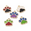 Alloy Enamel Pendants ENAM-G213-21LG-1