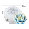 Succulent Plants Shape DIY Candle Silicone Molds CAND-PW0001-243B-1