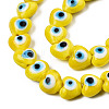 Handmade Evil Eye Lampwork Beads Strands LAMP-N029-010J-2