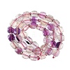 Natural Fluorite Beads Strands G-G182-H01-01-3