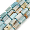 Natural Flower Amazonite Beads Strands G-G453-E05-10x14mm-2