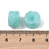 Two-Color Opaque Acrylic Imitation Gemstone Beads AC-CBA3EFE-02B-2
