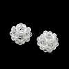 Natural Quartz Crystal Rock Crystal Woven Beads GG-CBA2E9C-F32-02-2