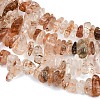 Natural Black Gold Rutilated Quartz Beads Strands G-G905-20A-4