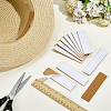 Cork Label Stickers STIC-WH0003-64-4