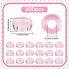 800Pcs Transparent Plastic Beads KY-SP0001-52A-2