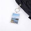 24 Bags Acrylic & Iron Photo Frame Keychains AJEW-GL0003-43-6