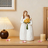 Mother & Daughter Resin Sculpture Display Decorations DJEW-WH0053-82A-3