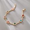 Colorful Cubic Zirconia Tennis Bracelets for Women XZ3226-1-3